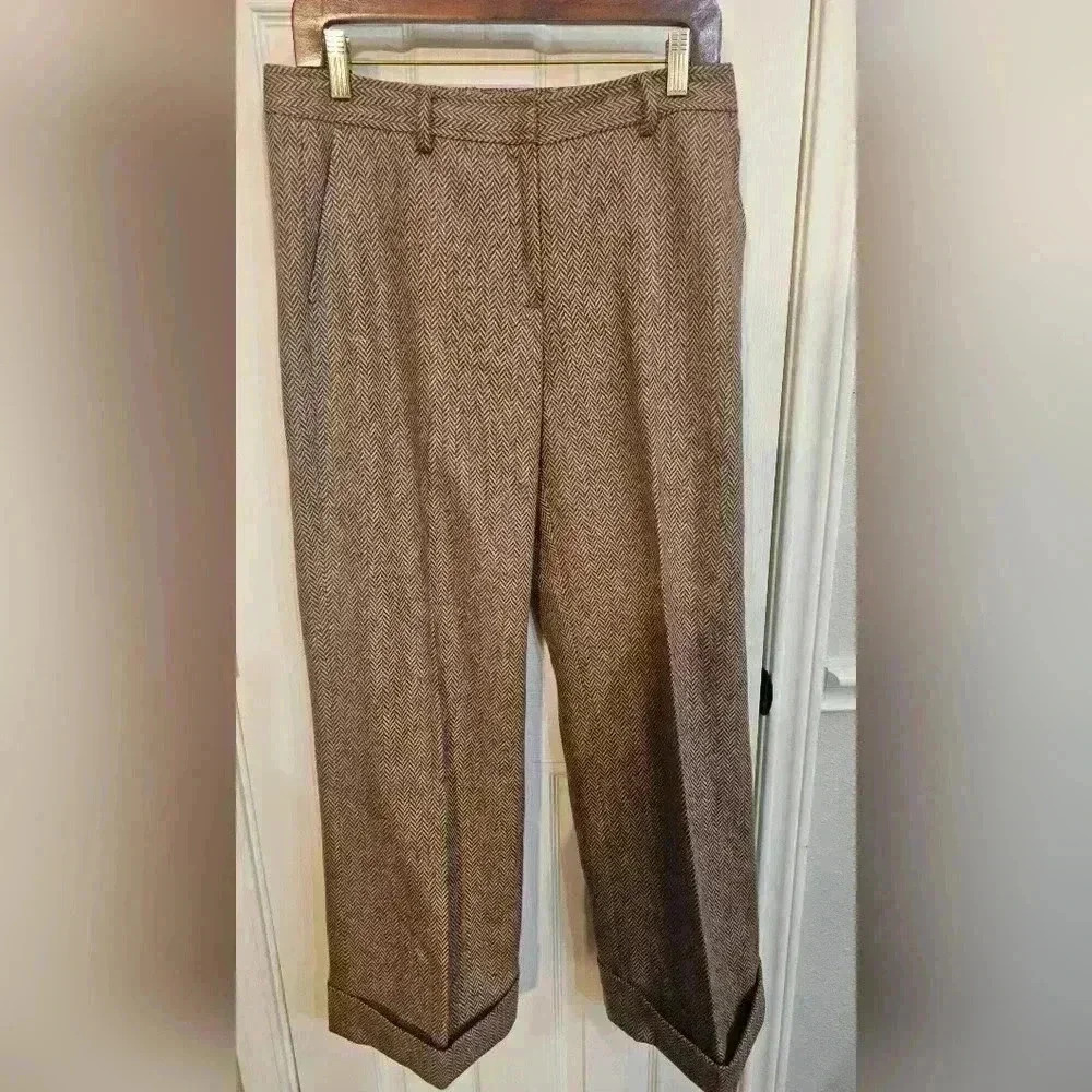 Ladies Dana Buchanan Herringbone Pants
